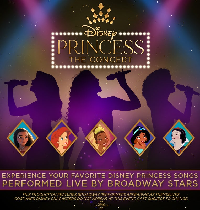 DISNEY PRINCESS THE CONCERT COMING TO TANGER CENTER APRIL 10 Steven